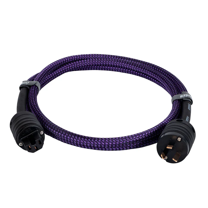 EGM Audio Amethyst Power Cable on white background