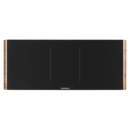 Front view of Wharfedale Elysian CR Centre Speaker with black cloth grille on