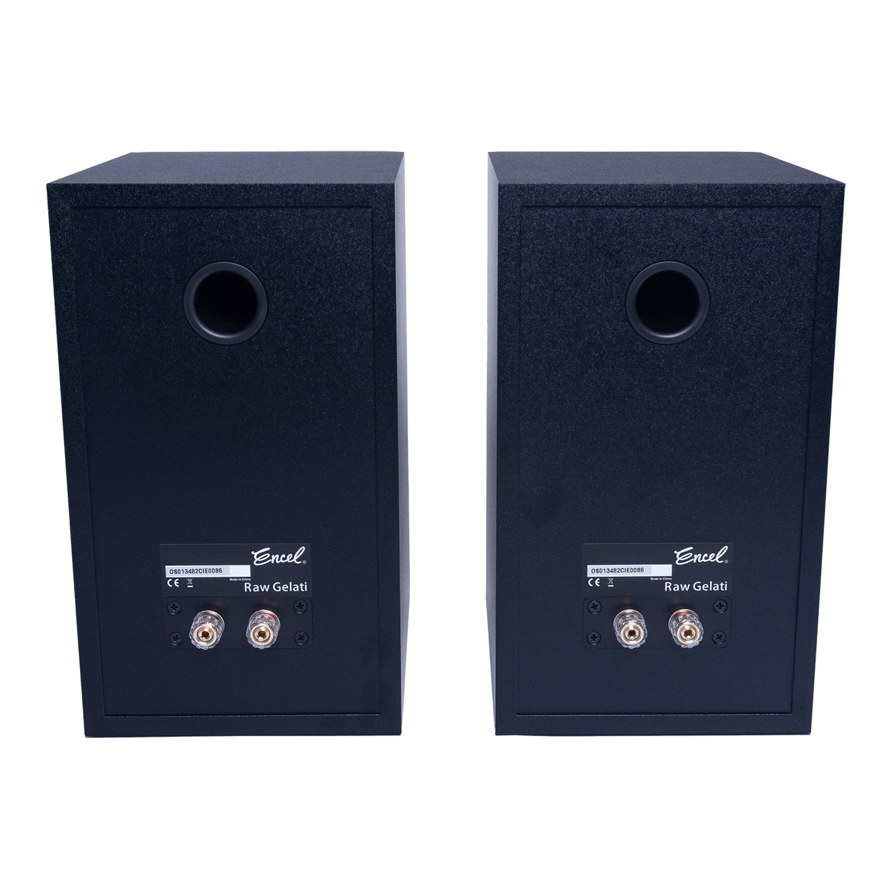Black pair of Encel Gelati Raw  - Back view