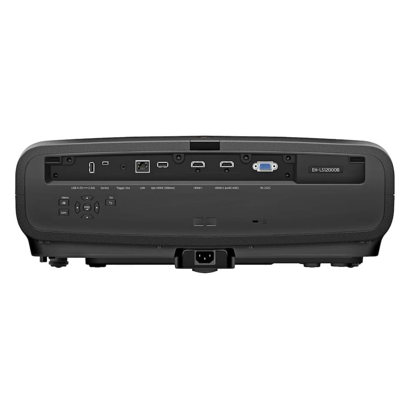 Back view of Epson EH-LS12000B Laser Projector