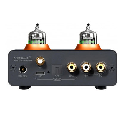 Back of Fosi Audio GR40 Tube DAC Headphone Amp Preamp