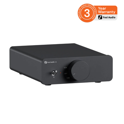 Fosi Audio Q6 Desktop DAC with 3 year warranty badge