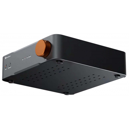Fosi Audio S3 Balanced HiFi DAC Streamer on white background showing underneath view