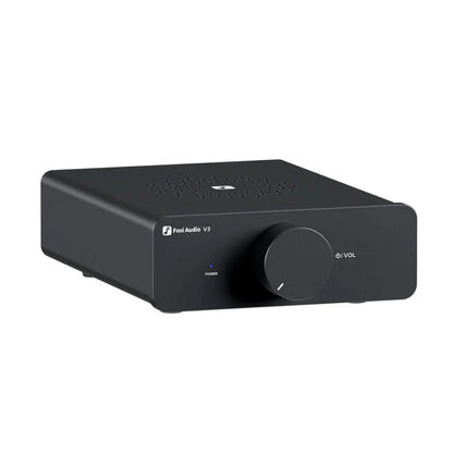 Fosi Audio V3 Stereo Amplifier on white background