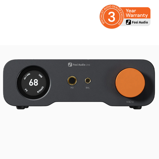 Fosi Audio ZH3 Headphone Amp DAC Preamp with 3 year warranty badge