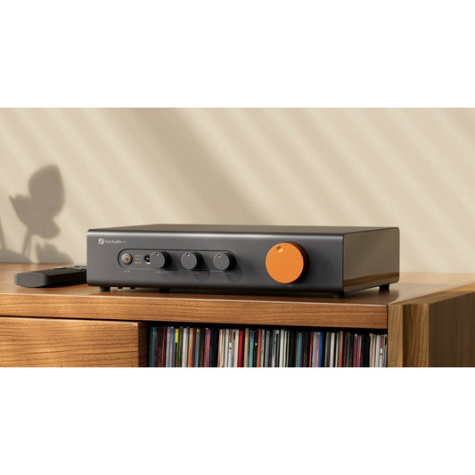 Fosi Audio ZP3 Balanced Preamplifier on cabinet