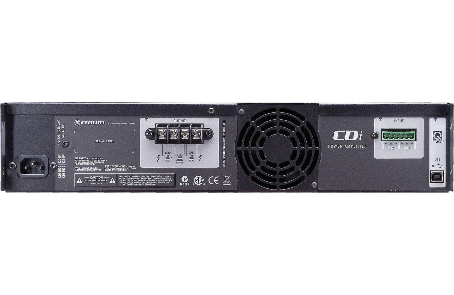 Crown CDi 1000 DSP Power Amplifier