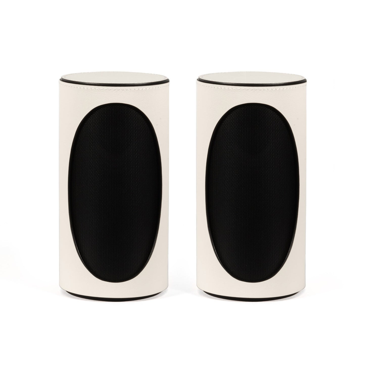 Pair of Geneva Duo Speakers in white on white background