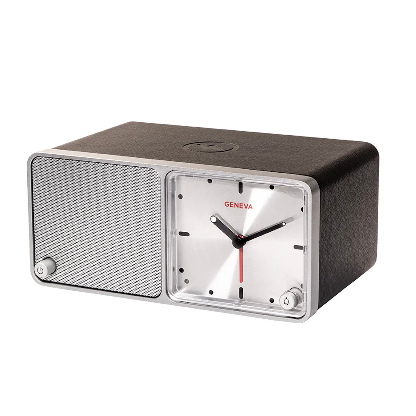 Geneva Time Analogue Alarm Clock & Bluetooth Speaker