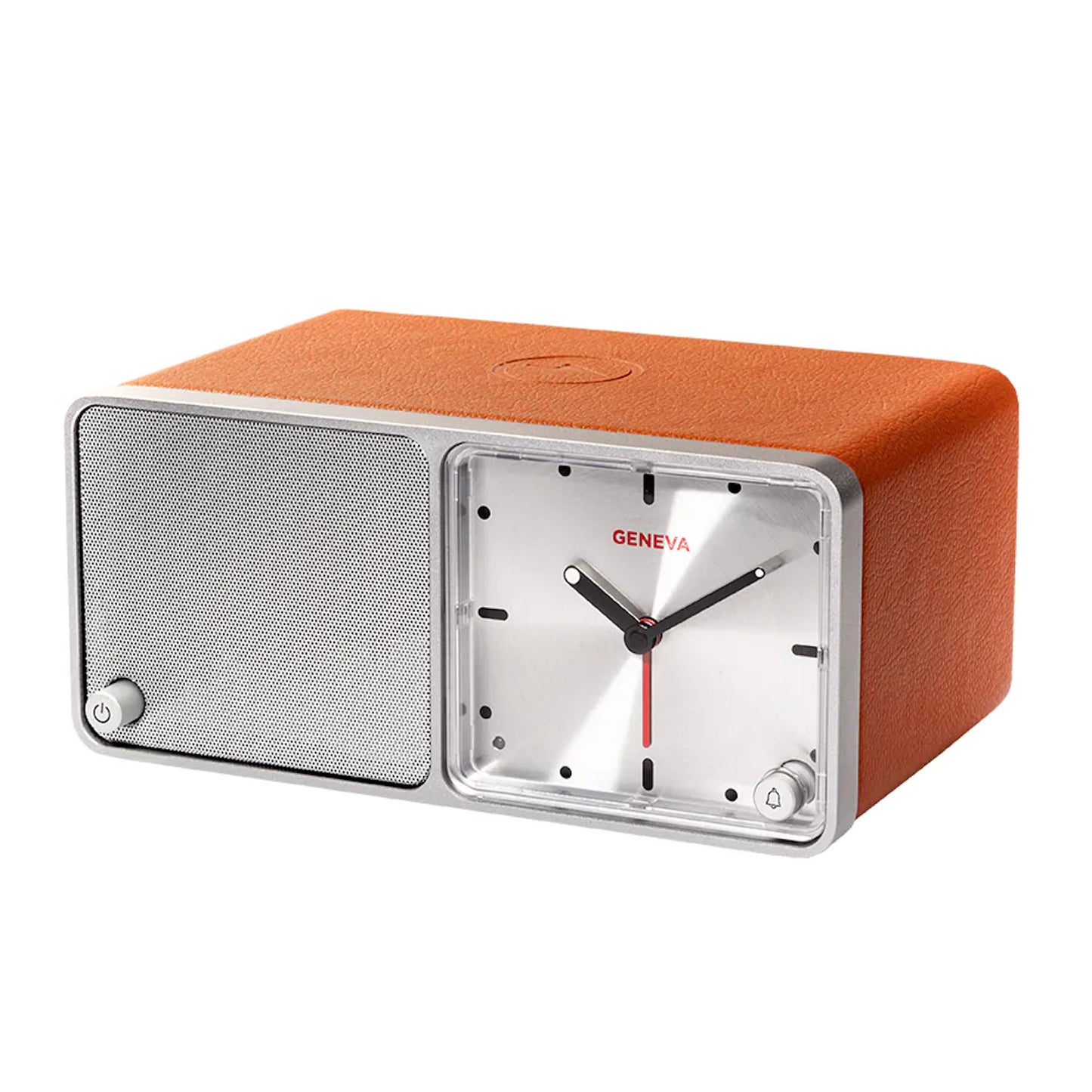 Geneva Time Analogue Alarm Clock & Bluetooth Speaker