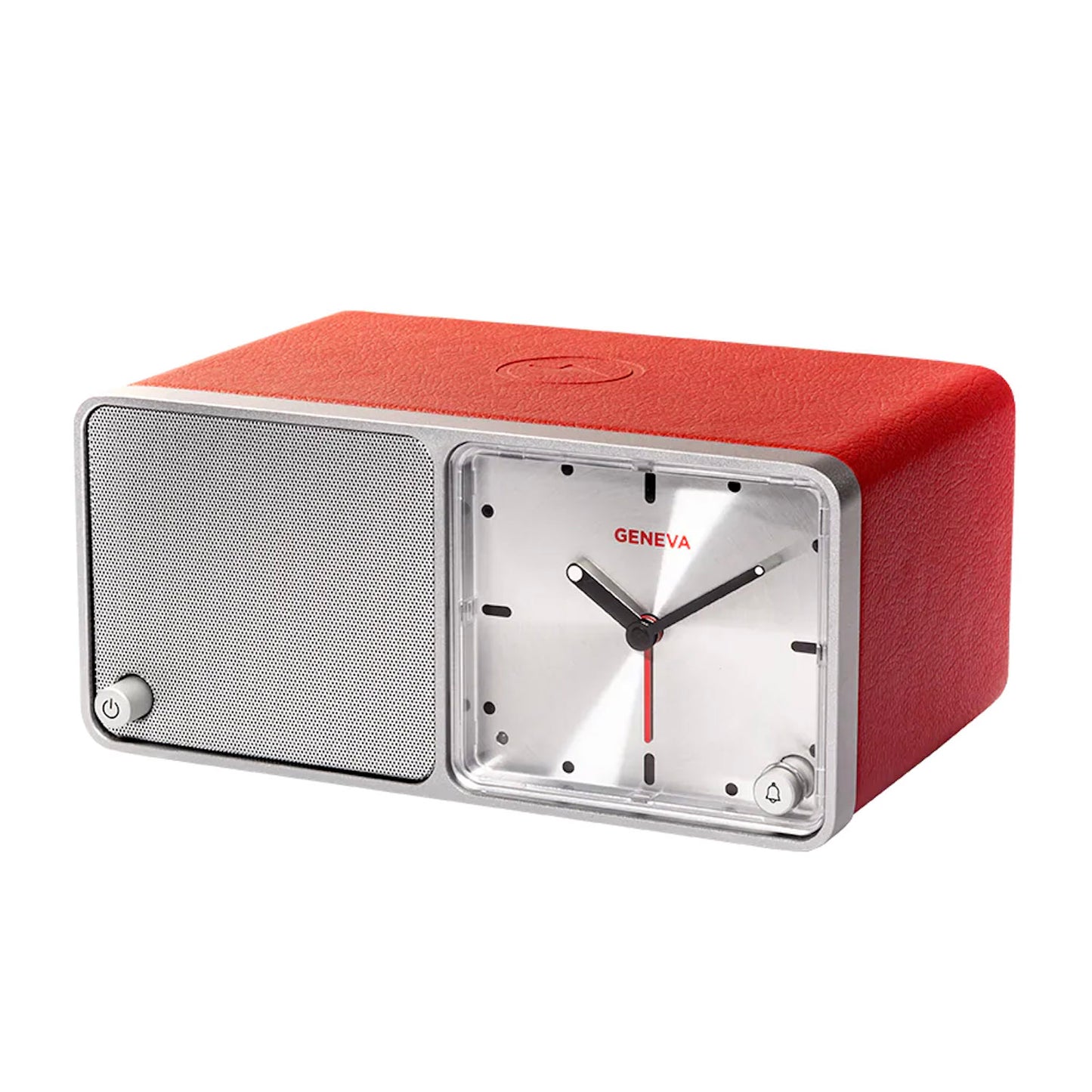 Geneva Time Analogue Alarm Clock & Bluetooth Speaker