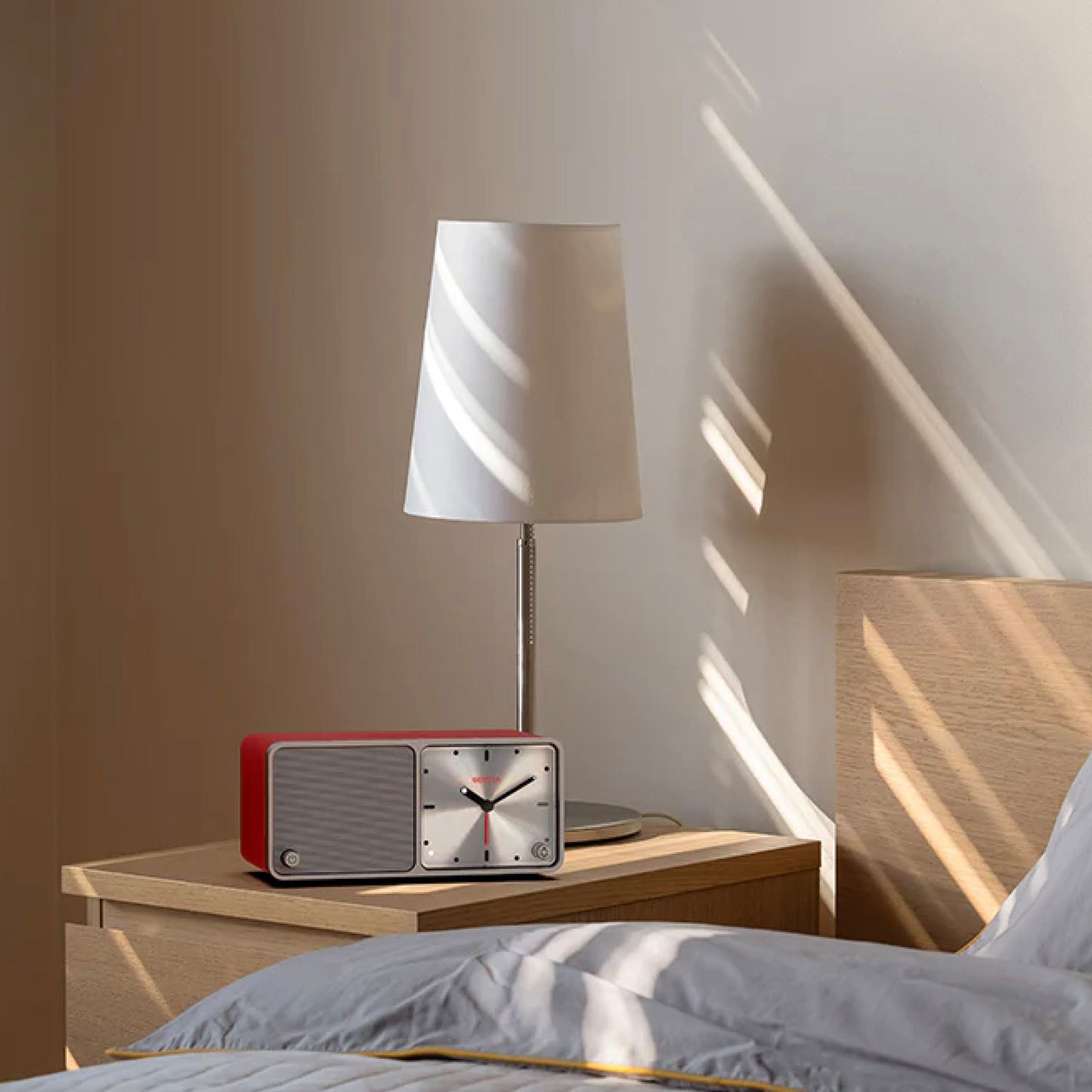 Geneva Time Analogue Alarm Clock & Bluetooth Speaker