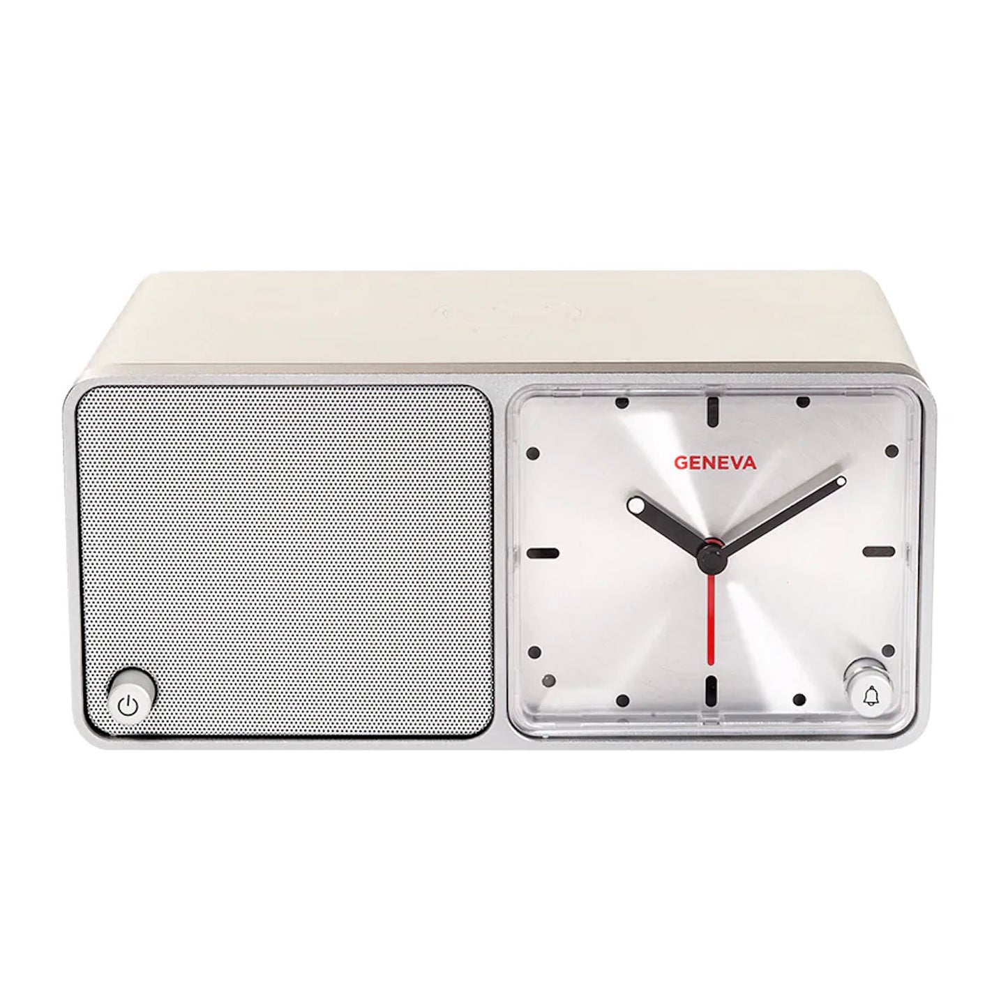 Geneva Time Analogue Alarm Clock & Bluetooth Speaker