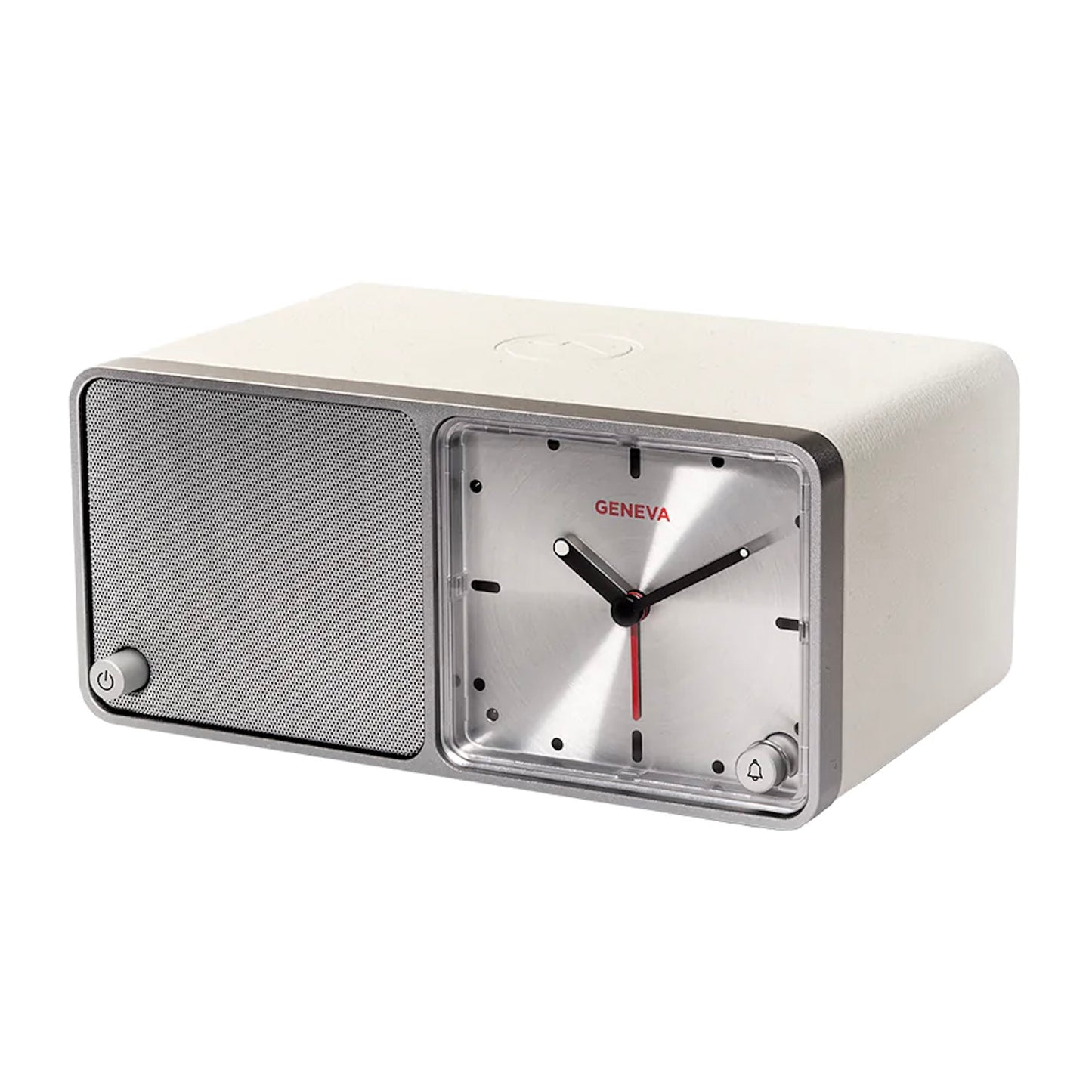 Geneva Time Analogue Alarm Clock & Bluetooth Speaker