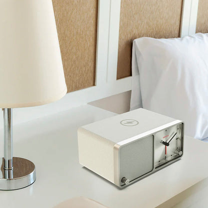 Geneva Time Analogue Alarm Clock & Bluetooth Speaker