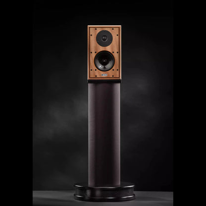 Harbeth Nelson Powered Subwoofer & Speaker Stand - Shown with Optional Harbeth P3ESR XD Speakers