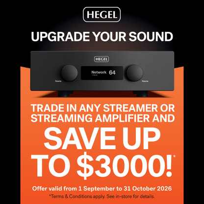 Hegel upgrade your sound promo