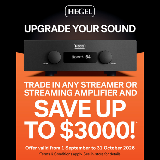 Hegel upgrade your sound promo