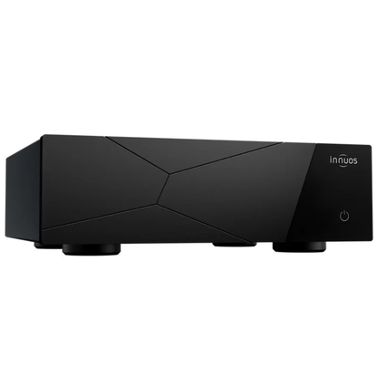 Close up of front angle of the Innuos Stream 1 Music Streamer/Server