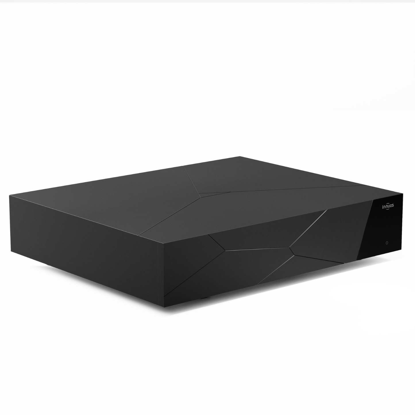 Angle view of Innuos STREAM3 Music Streamer/Server in black