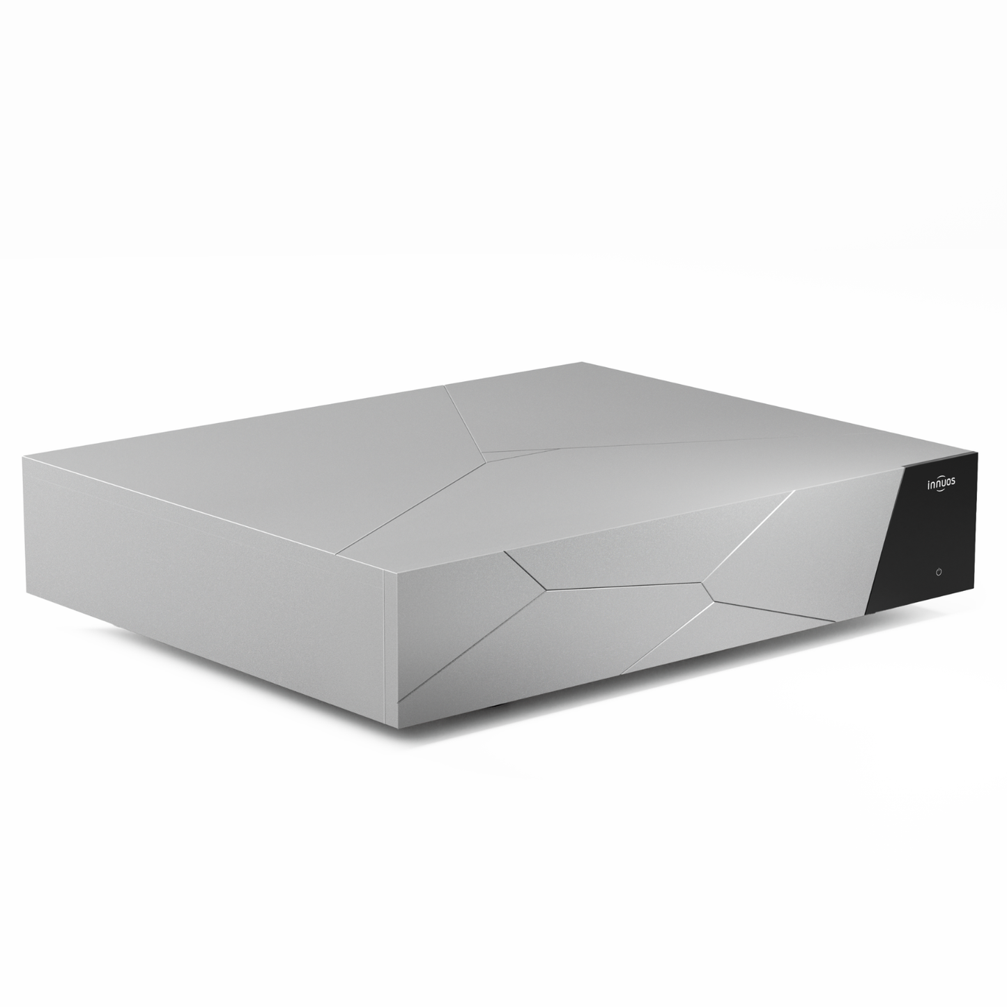 Angle view of Innuos STREAM3 Music Streamer/Server in silver