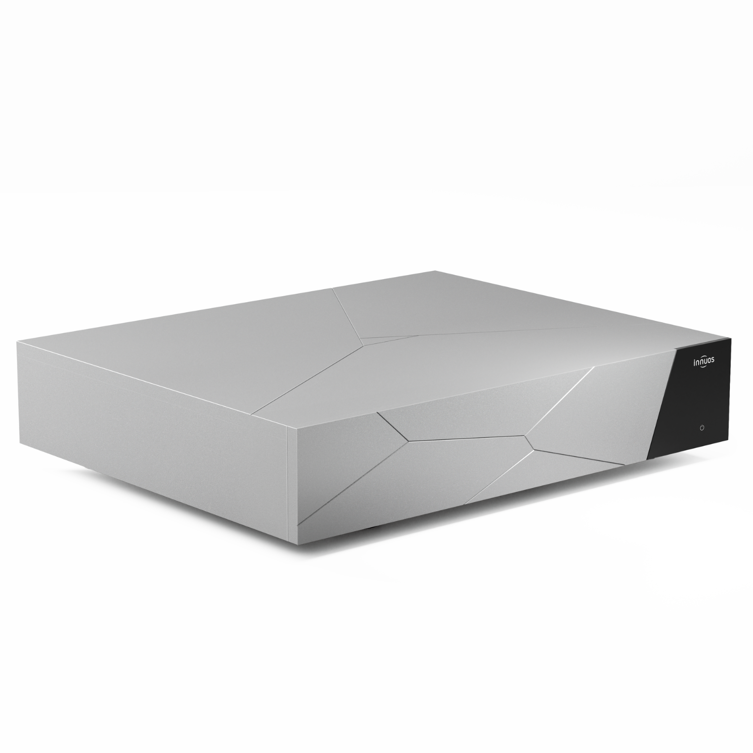 Angle view of Innuos STREAM3 Music Streamer/Server in silver