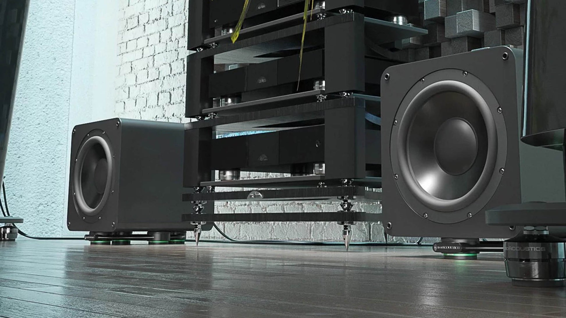 IsoAcoustics Aperta SUB Isolation Platform (Subwoofers not included)