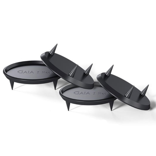 IsoAcoustics Gaia I Neo Carpet Disks on white background