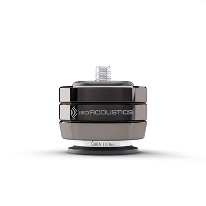 IsoAcoustics Gaia III Neo Speaker Isolation Feet in chrome