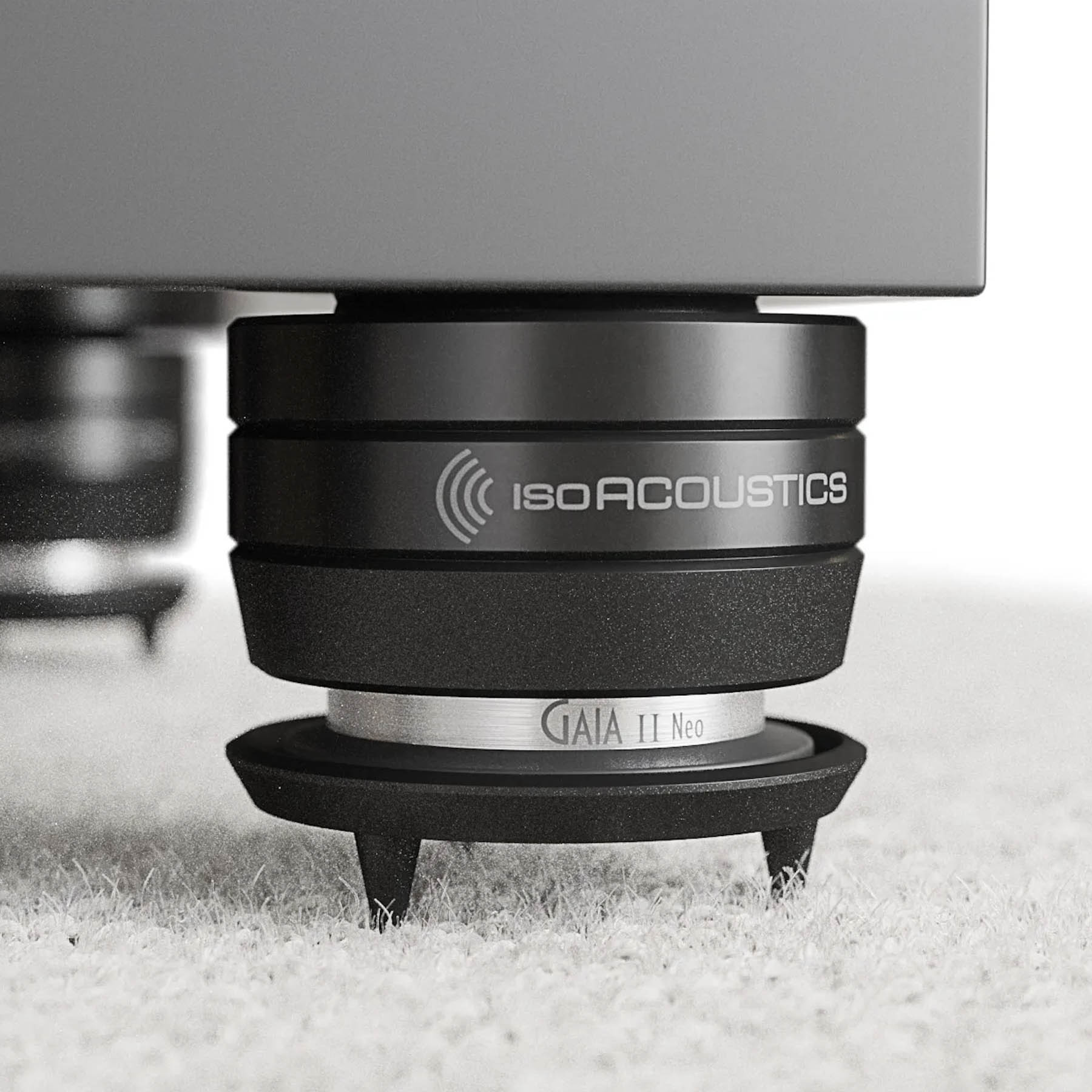 IsoAcoustics Gaia II Neo Speaker Isolation Feet - in use under speaker