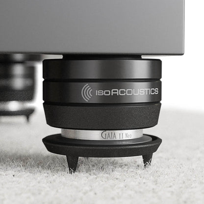 IsoAcoustics Gaia II Neo Speaker Isolation Feet - in use under speaker