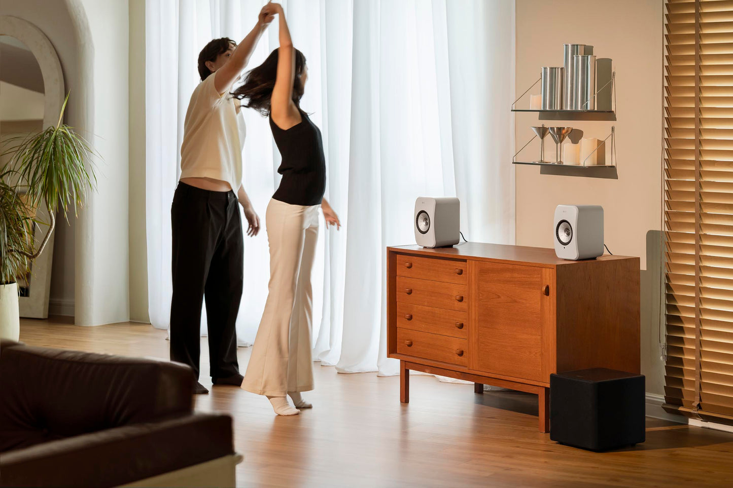 KEF LSX II LT Wireless Bookshelf Speakers