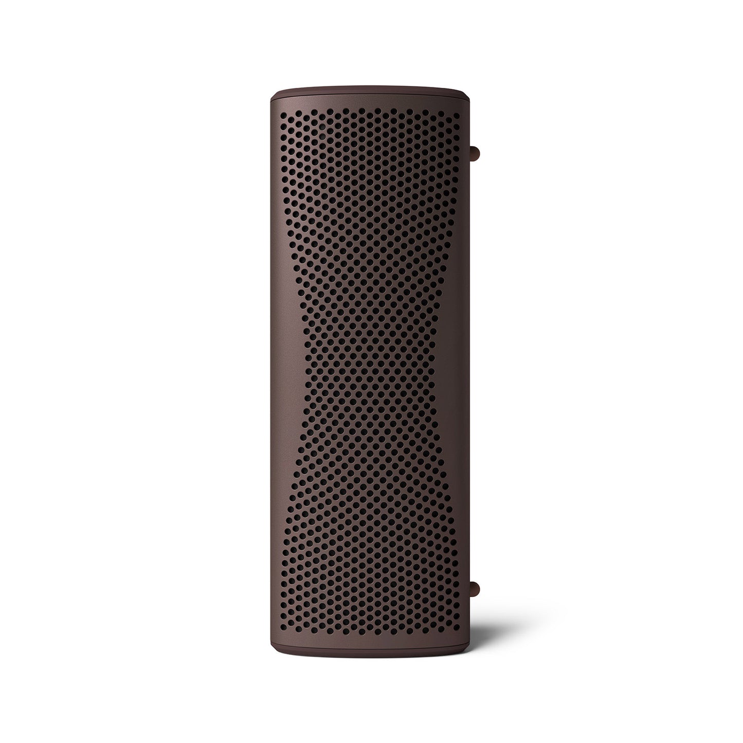 Front of  Kef Muo Bluetooth Speaker in Cocoa Brown