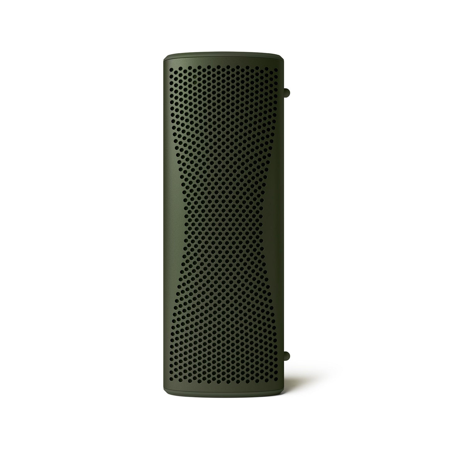 Front of Kef Muo Bluetooth Speaker in Moss Green
