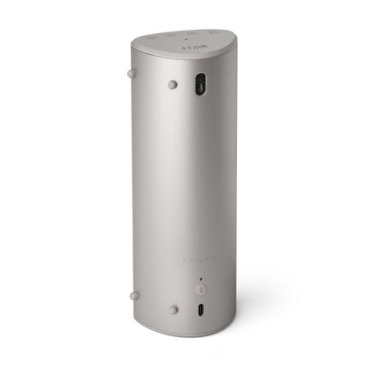 Back of Kef Muo Bluetooth Speaker in Silver Dusk