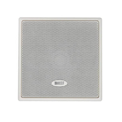 Front of KEF Ci100QS In-Wall Speaker with grille on