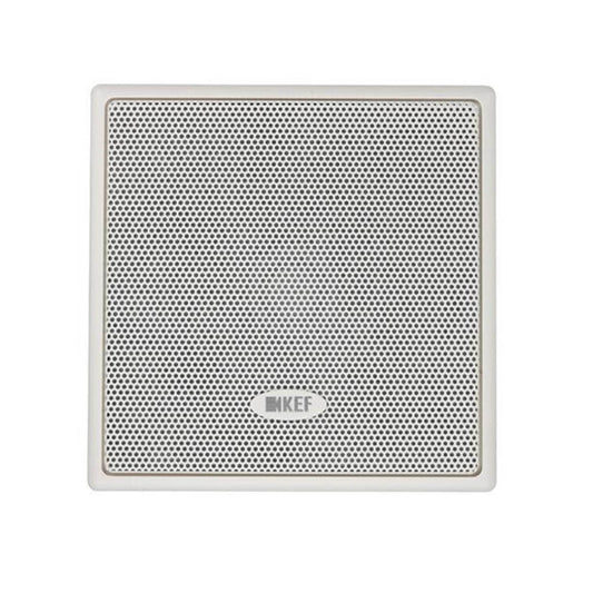 Front of KEF Ci100QS In-Wall Speaker with grille on