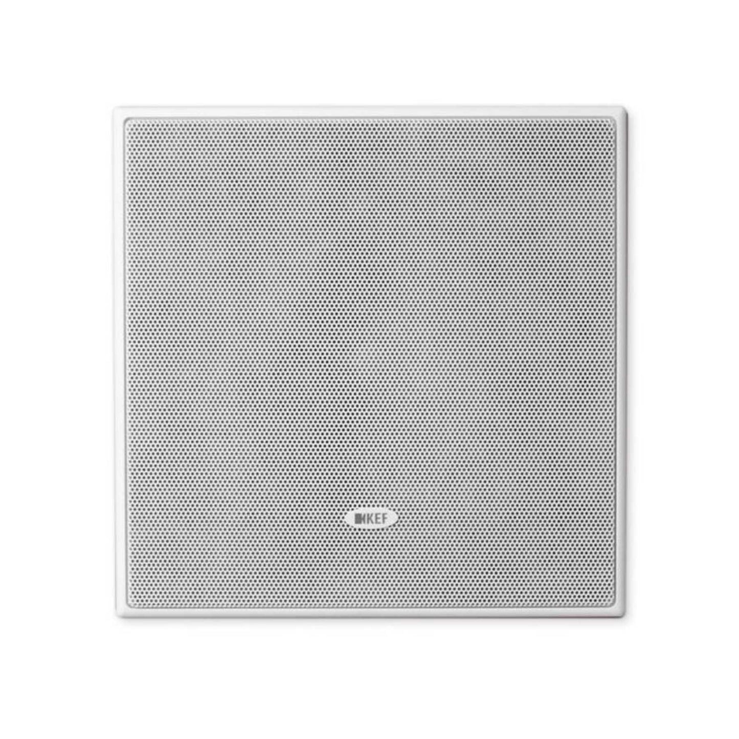 Front view with grille of KEF Ci130QS In-Wall Speaker