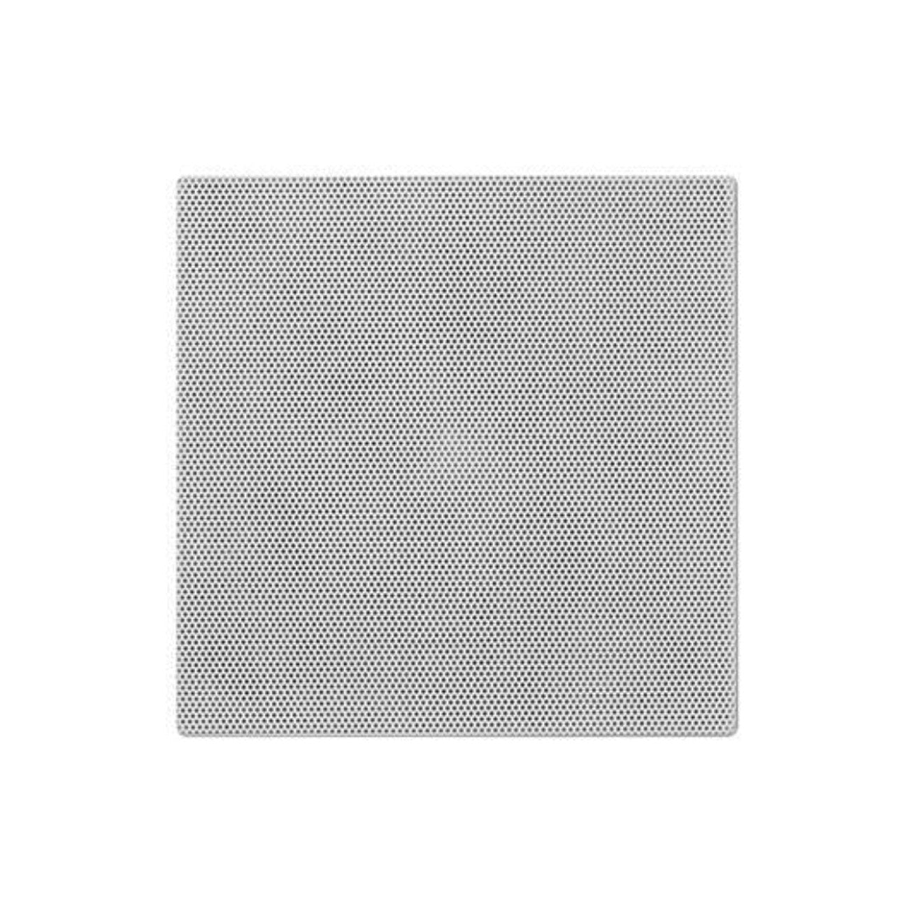 KEF Ci130QSfl Square Flush Mount In-Ceiling Speaker with white grille on