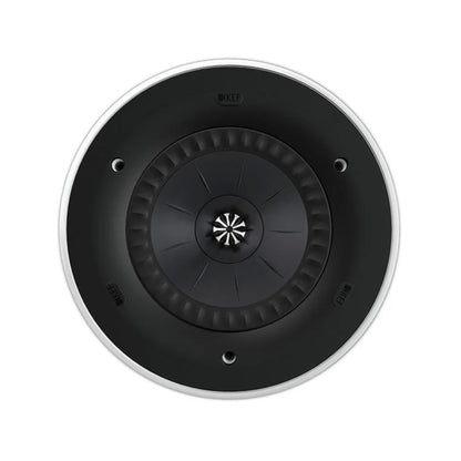 Front view of KEF Ci160RR-THX In-Ceiling Speaker no grille