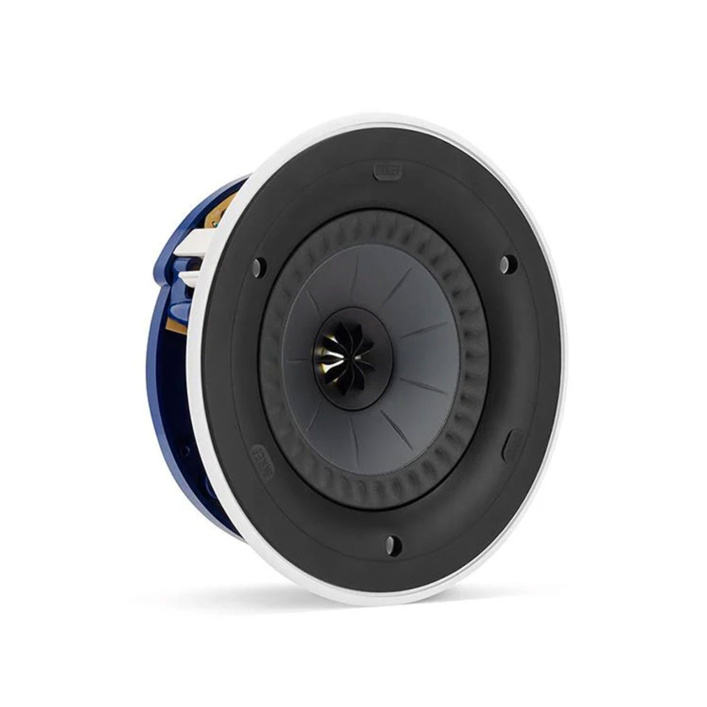 Angle view KEF Ci160RR-THX In-Ceiling Speaker with no grille