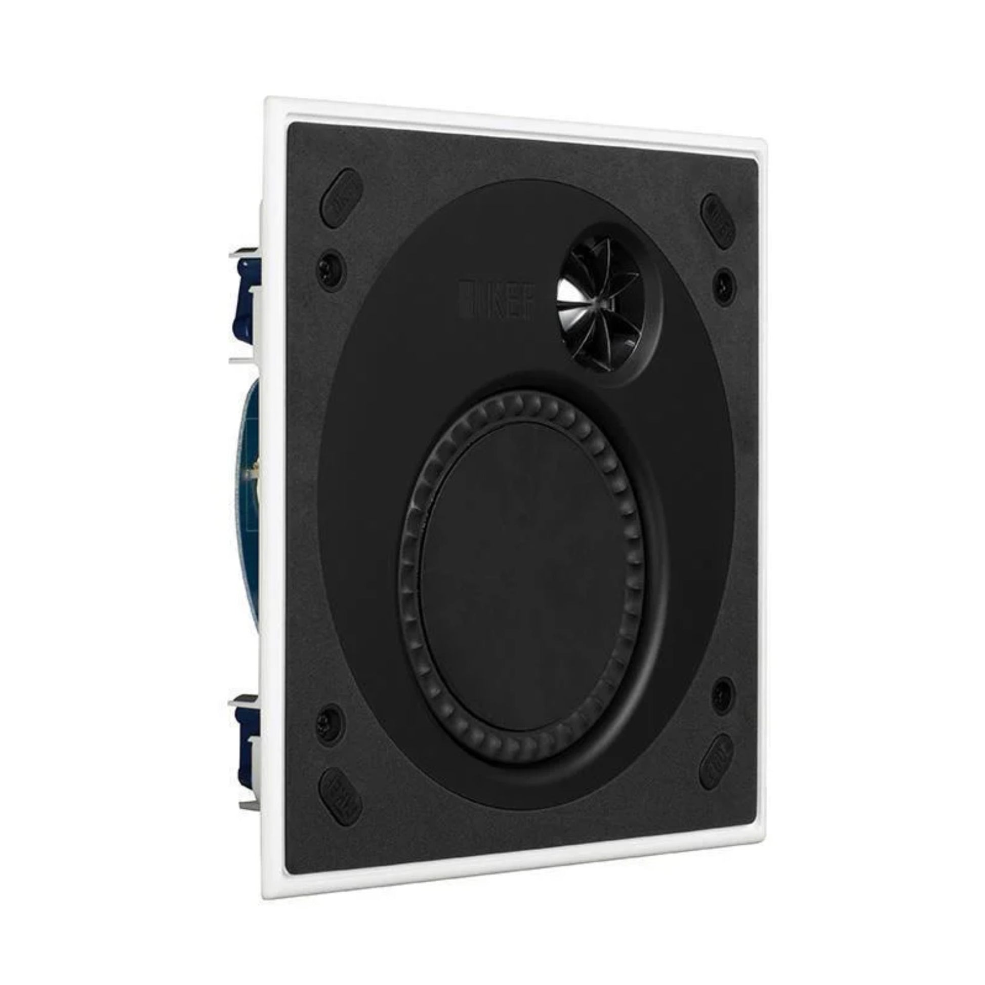 Angle view of KEF Ci160TS Square In-Ceiling Speaker