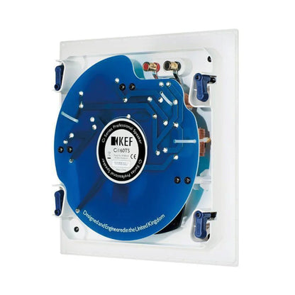Angle view of back of the KEF Ci160TS Square In-Ceiling Speaker