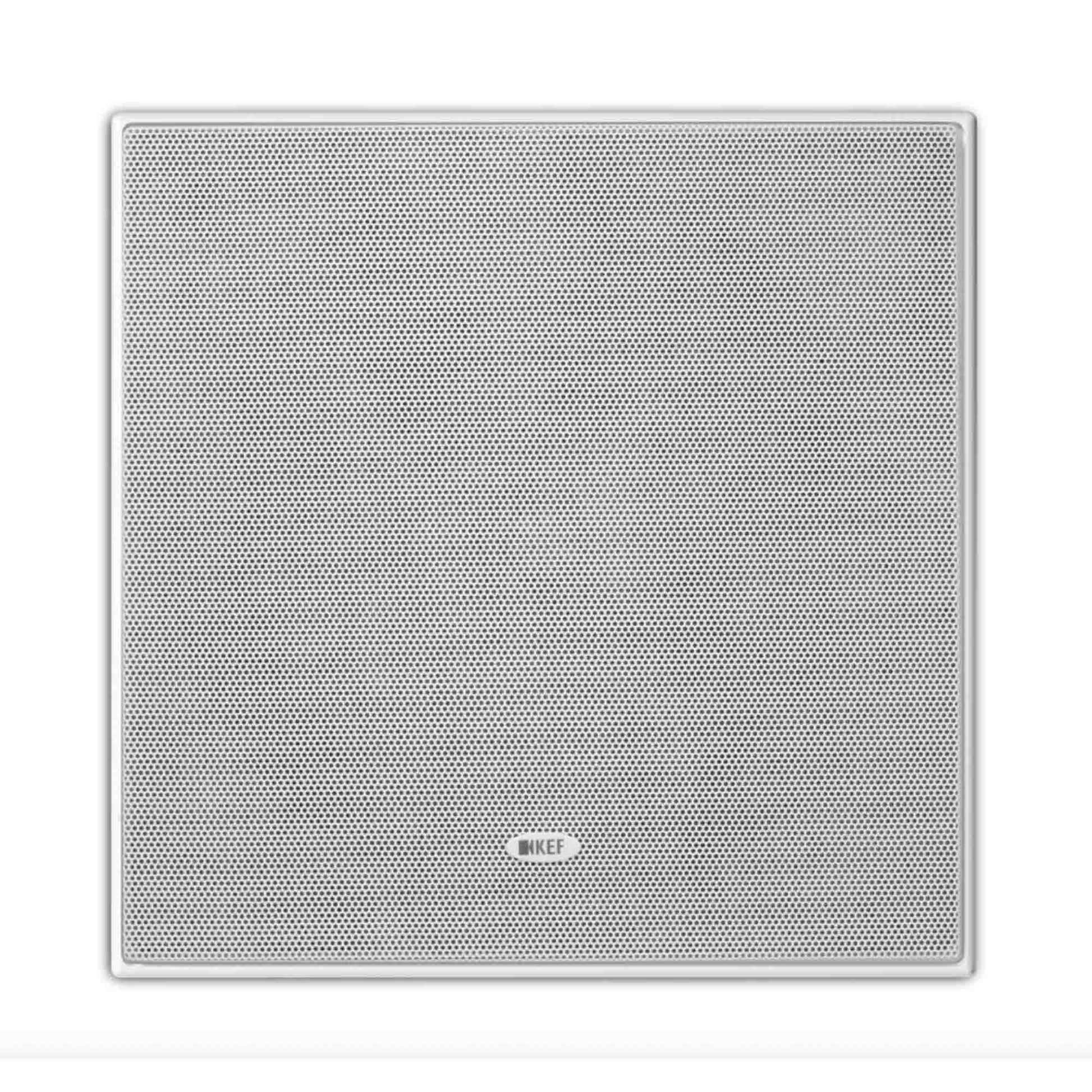 KEF Ci200RS-THX In-Wall Speaker with white grille