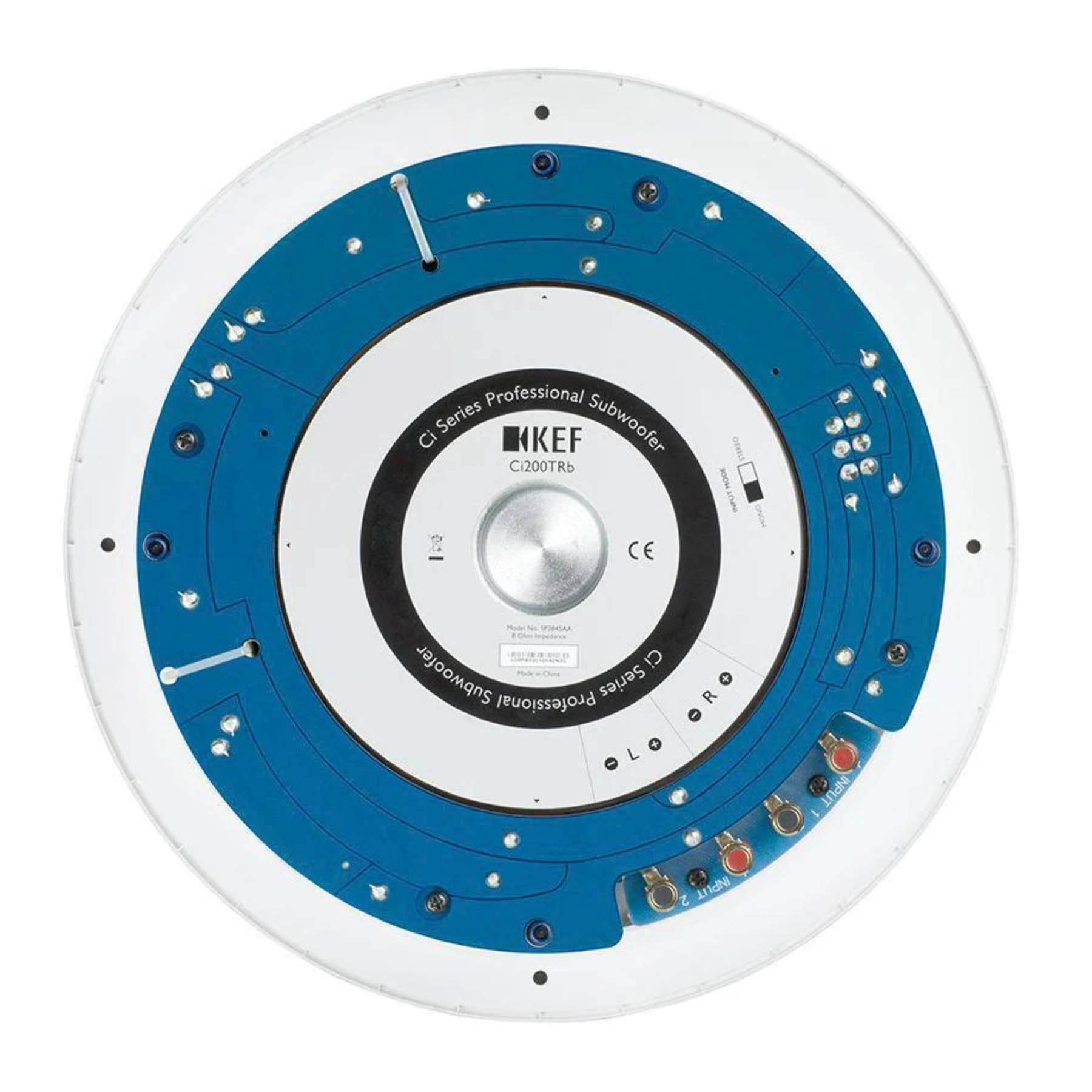 Back of KEF Ci200TRb Custom Install Subwoofer