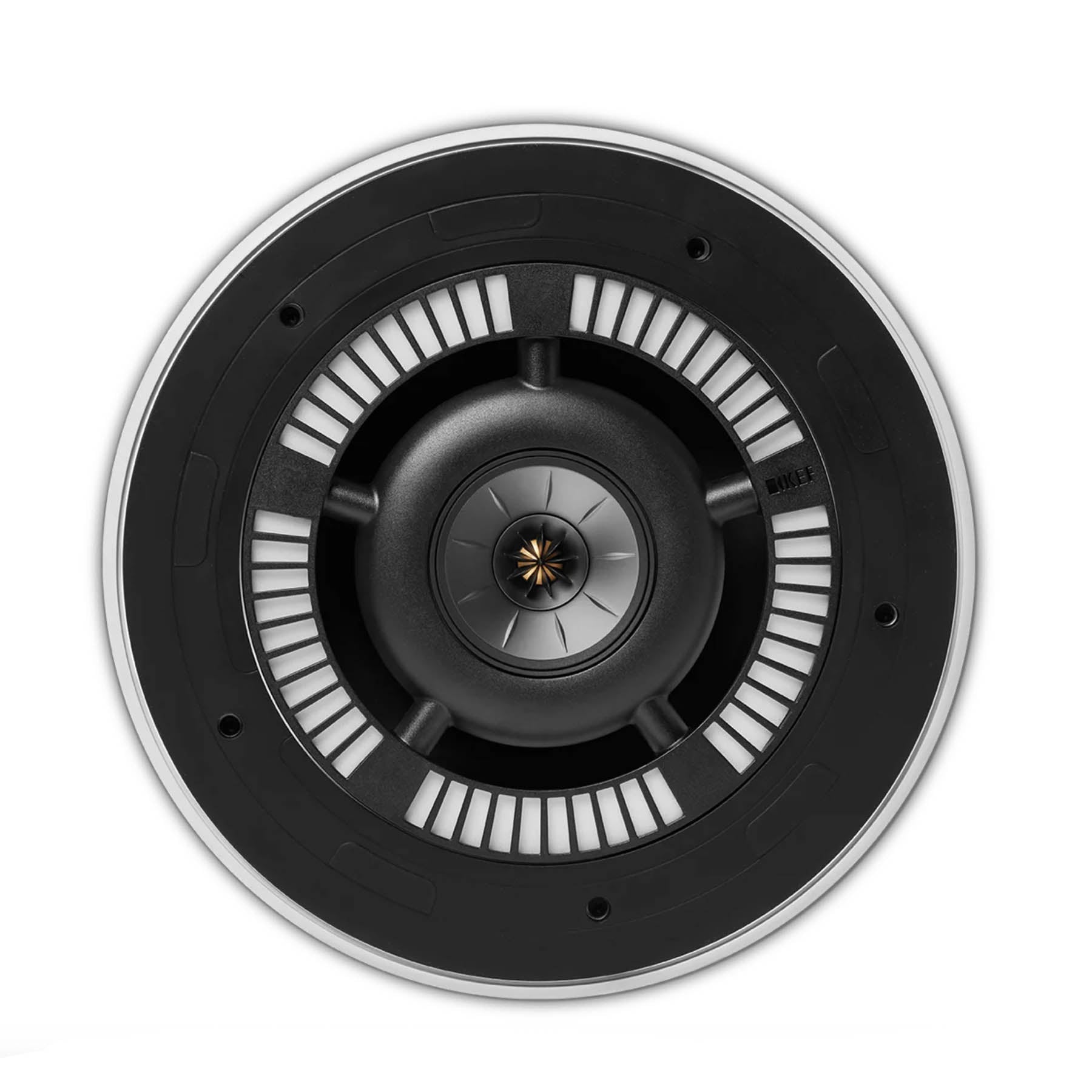 KEF Ci250RRM-THX In-Ceiling Speaker with no grille on
