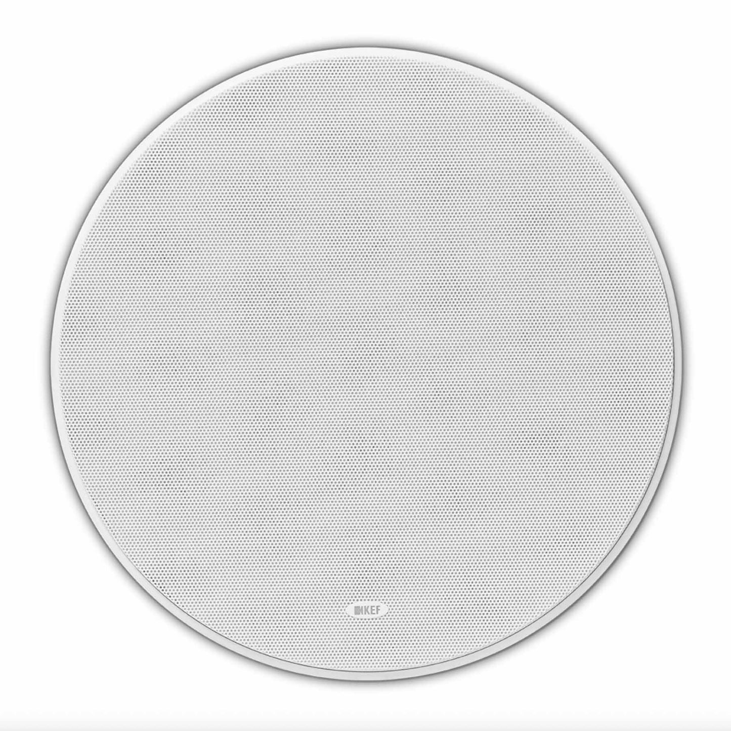 KEF Ci250RRM-THX In-Ceiling Speaker with white grille on