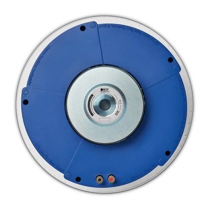 Back view of KEF Ci250RRM-THX In-Ceiling Speaker on white background