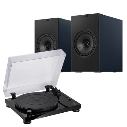 KEF Coda W AT-LPW50PB Turntable System