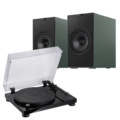 KEF Coda W AT-LPW50PB Turntable System